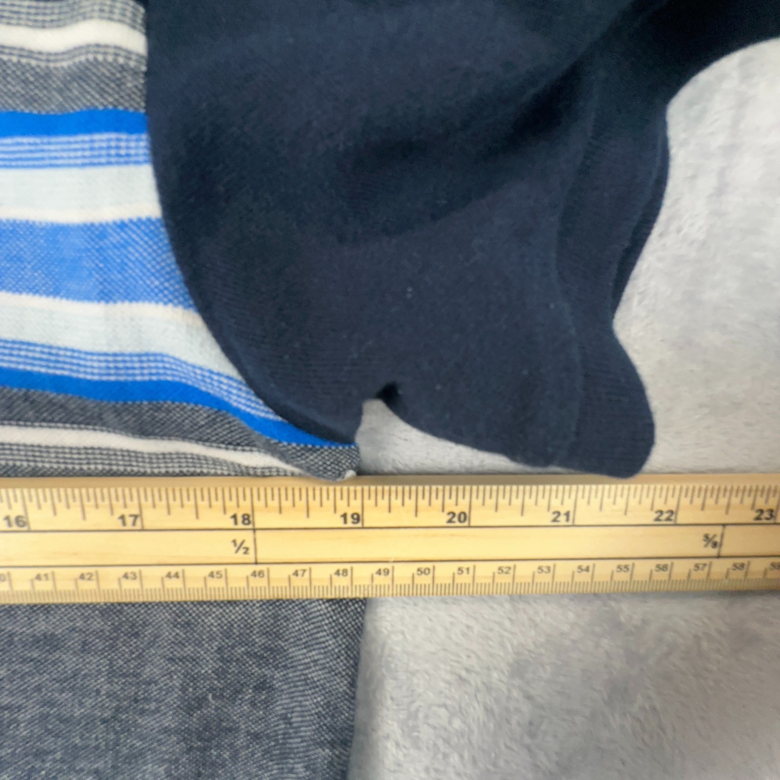 Original Penguin Men’s Grey Striped Polo T-Shirt Size XL Very Good Condition image 4