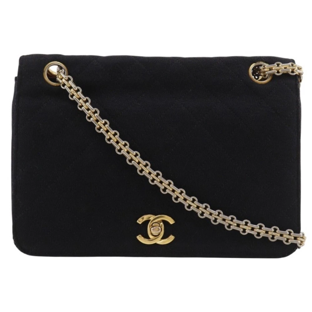 バッグ CHANEL COTTON JERSEY CHAIN SHOULDER BAG Chanel Shoulder Bag