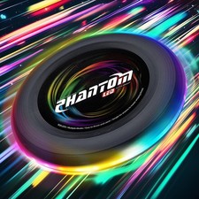 Light Up Flying Disc - 16 Million Colors RGB or 35 LEDs, Ultra Bright, 13 Lig...