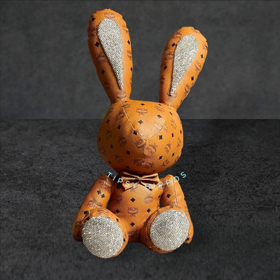 #ad MCM Cognac Visetos Bunny With Rhinestone Accents $229.00