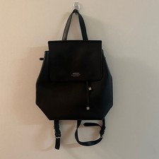 GUESS Black Leather Backpack