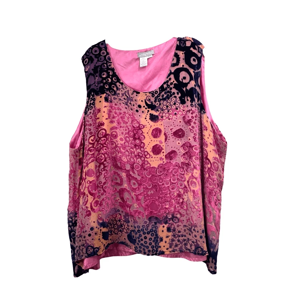 Ulla Popken Top Damen Trägertop Tanktop Unterhemd Gr. EU 54