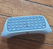Microsoft Xbox 360 Chatpad Keyboard Controller Attachment White/Gray X817694-001