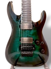 ESP E-II Horizon FR-7 Black Turquoise Burst (Pre-owned) 2024