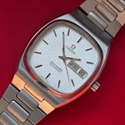 VINTAGE 1982  MEN  OMEGA  SEAMASTER  CAL  1020   AUTOMATIC   DAY  DATE  SERVICED