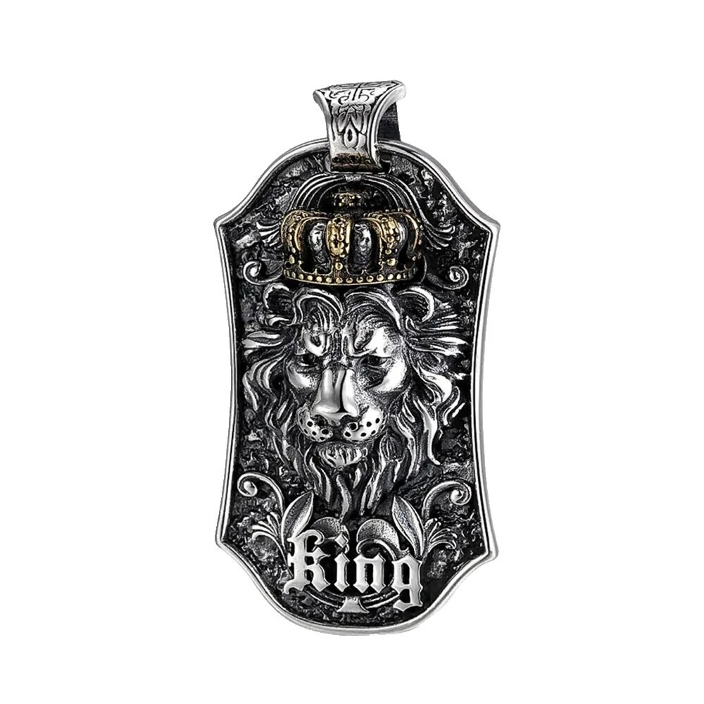 Sterling Silver Animals & Insects Necklaces & Pendants for Men