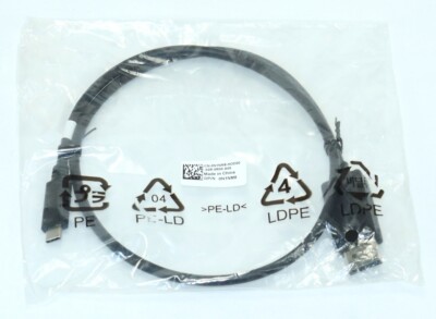 LOT QTY 10 NEW Dell N1NM8 USB-C to DisplayPort Adapter Cables 26''