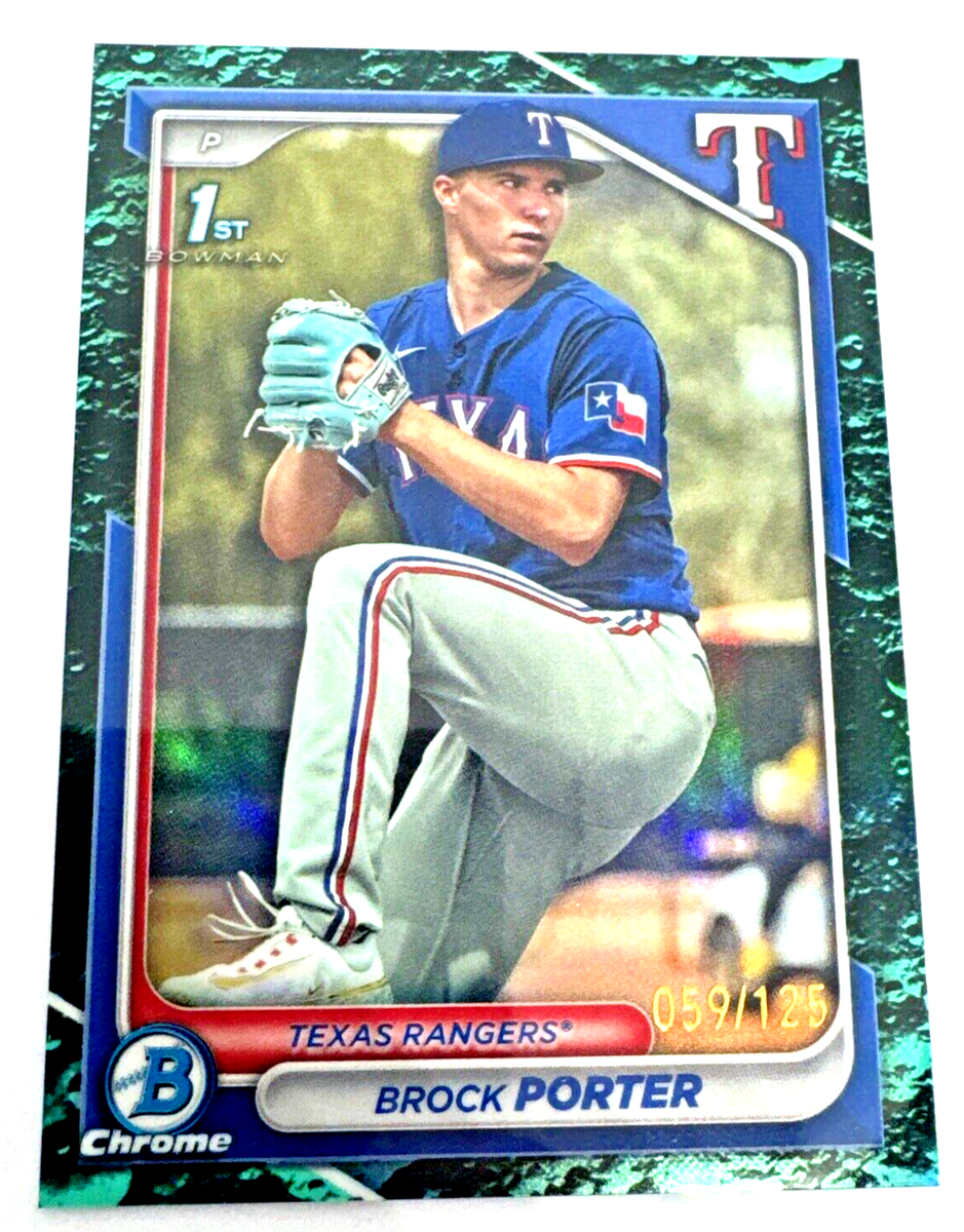 2024 Bowman Texas Rangers Brock Porter 059/125 1st Prospect