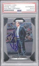Frank Vogel Autographed 2017 Panini Prizm PSA DNA Orlando Magic LA Lakers Suns!