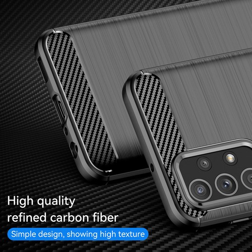 Coque pour Samsung A53 A54 A15 A16 A36 A17 A05S Antichoc Fibre Carbone Gel Cover - Photo 9 sur 18