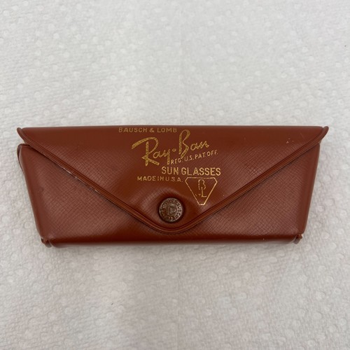 50er Jahre VINTAGE RAYBAN BAUSCH UND LOMB SONNENBRILLE * NUR ETUI * 1950s USA - Bild 2 von 12