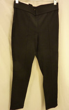 NWT ANNE KLEIN WOMEN'S TUMMY CONTROL PONTE BLACK PANT JEANS SZ SMALL