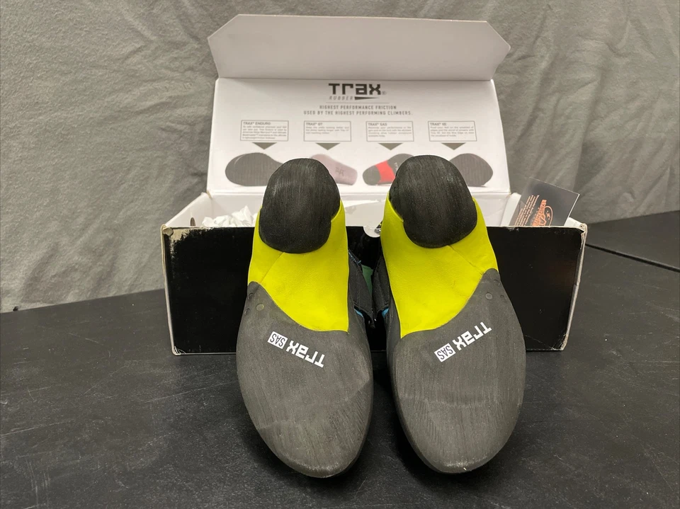 Evolv X1 Rock Climbing Shoe Size 6 Blue/Yellow - Image 3 of 4