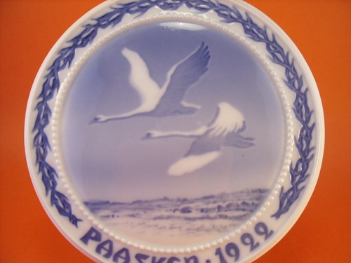ROYAL COPENHAGEN BING&GRONDAHL PIATTO DI PASQUA 1922 - Imagen 2 de 3