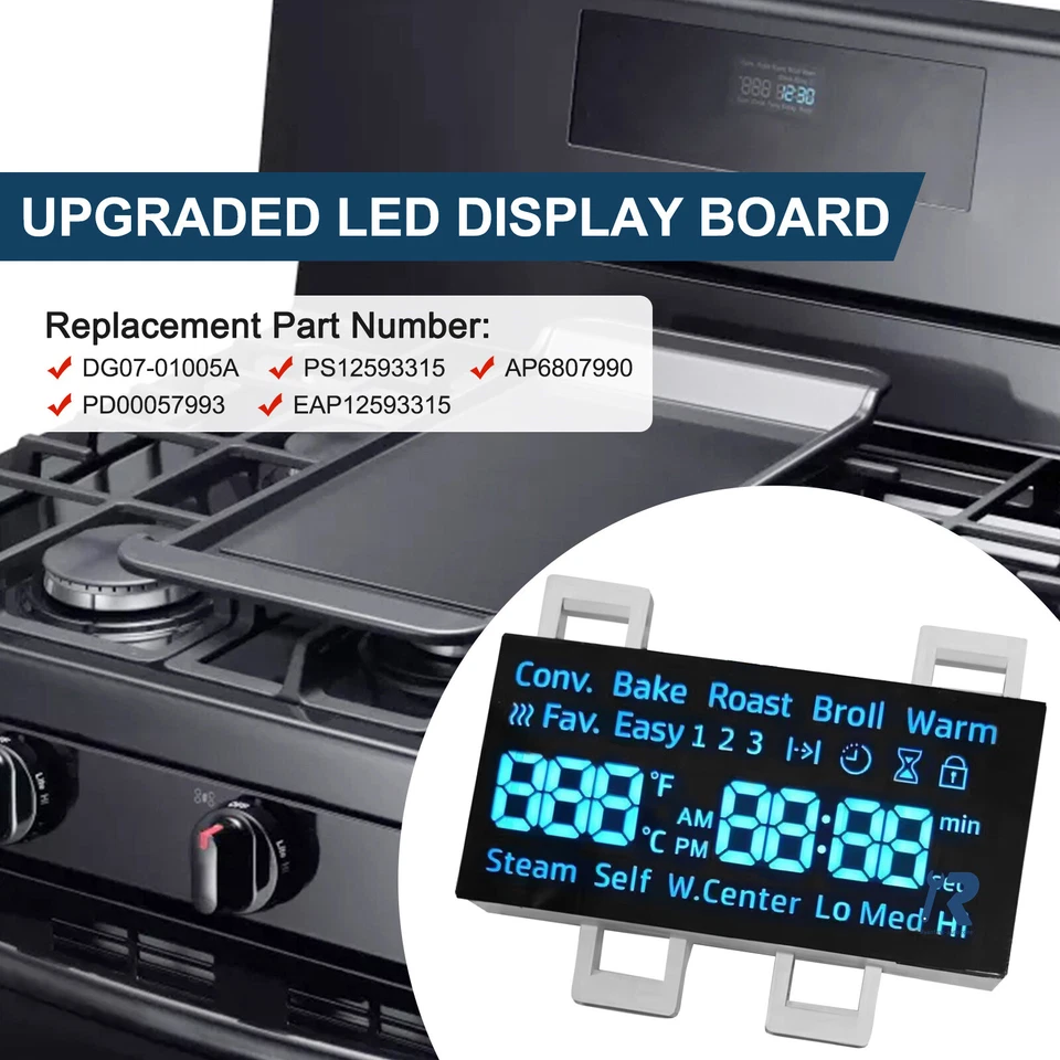 DG07-01005A LED Display Board fit for Samsung Electric Range Models - Image 2 of 4