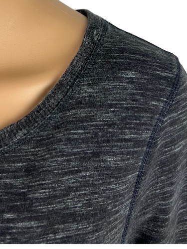 Lululemon Womens 8 Exhalation Pullover Sweatshirt Top Heathered Gray Green EUC - Picture 3 of 13