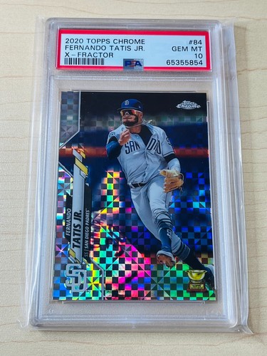 2020 Fernando Tatis Jr. Topps Chrome #84 X-Fractor - PSA 10 - San Diego Padres