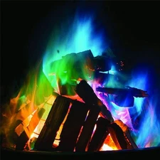 Color Your Fire Magic Flame Adds Colorful Flames To A Campfire/FirePits Mystical