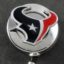 NFL Football Houston Texans Sports Retractable Badge Reel Security Pass Holder
