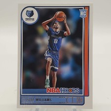 2021-22 Panini NBA Hoops Rookie Card RC #211 Ziaire Williams Memphis Grizzlies