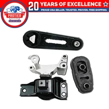 Fits 2007-2012 Nissan Sentra 2.0L w/Auto CVT Trans Motor Mount Set 3PCS :