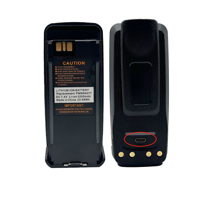 PMNN4077C Type-C USB Li-ion Battery for Radio XPR6550 XPR6350 DGP4150+ DGP6150+