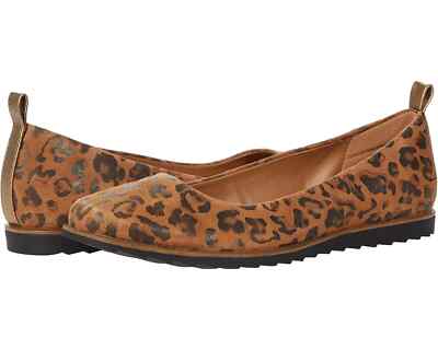 Comfortiva N2902* Women's Cognac Suede Ronah Leopard Print