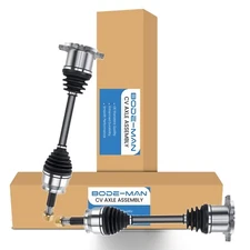 Front Left and Right CV Axle Shaft for 2004-13 2014 2015 Nissan Titan Armada 4WD