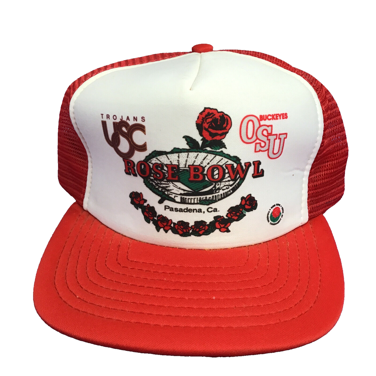 Vintage Calhead Rose Bowl USC Trojans OSU Ohio State Buckeyes