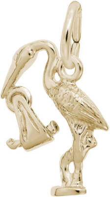 10K oder 14K Goldstorch Charm von Rembrandt