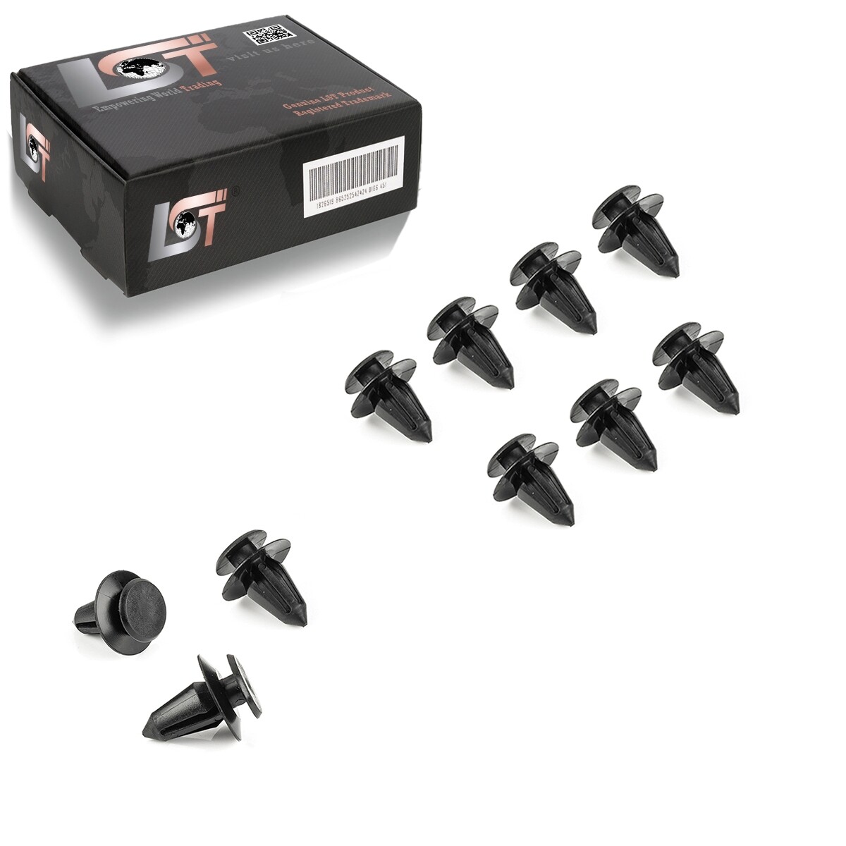 10X For Fiat Panda 169 Side Protection Strips Trim Fastening Clips