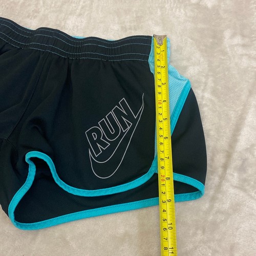 Nike Dri-Fit Youth Girls Black Lined Athletic Shorts Size SMALL - Picture 11 of 12