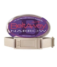 Beltaway NARROW Skinny Adjustable Flat Buckle Stretch Belt Plus Size 16-2X
