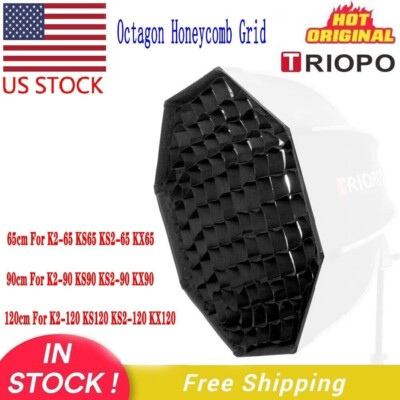 US TRIOPO 65cm/90cm/120cm Honeycomb Grid for K2 KS KS2 KX Series Octagon Softbox