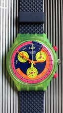 NEW OLD STOCK VINTAGE UNWORN UNUSED 1992 SWATCH GRAND PRIX BOX PAPERS etc SCJ101