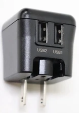 KTEC UNIVERSAL Dual USB Block CHARGER  KSA01A5210100D5  2.1A & 1.0A Wall Adapter