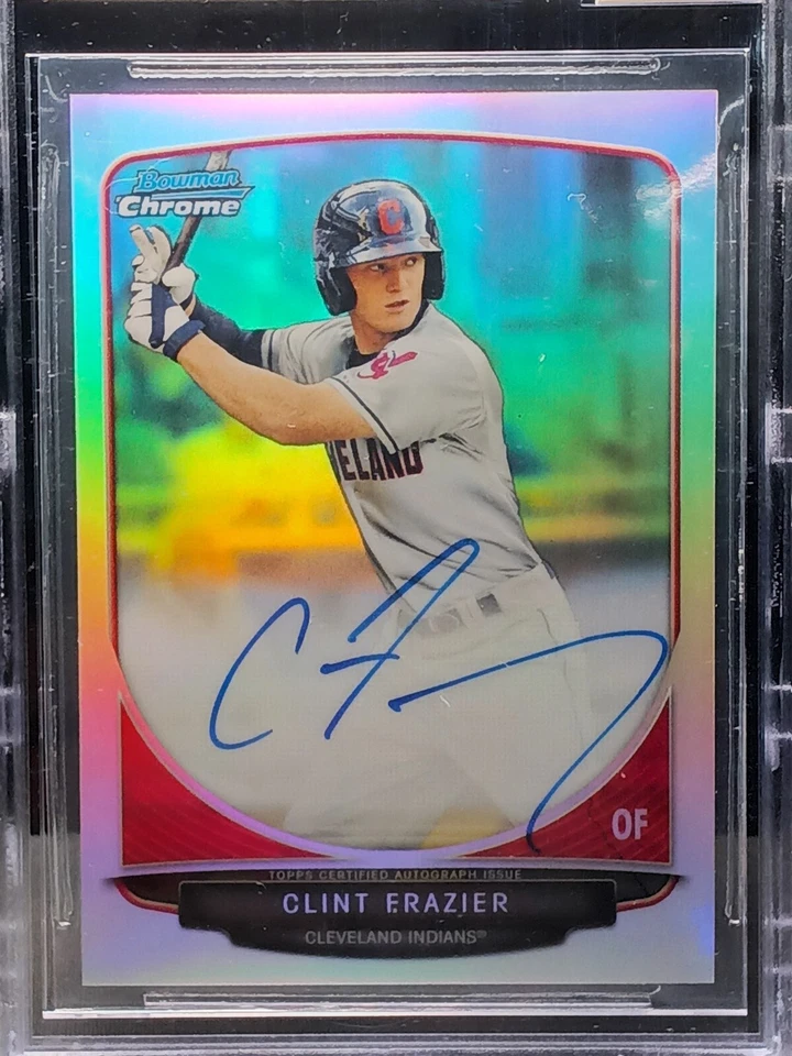 2013 Bowman Chrome Clint Frazier Refractor Prospect Auto #BCA-CF BGS 9.5 Auto 10 - Image 2 of 4