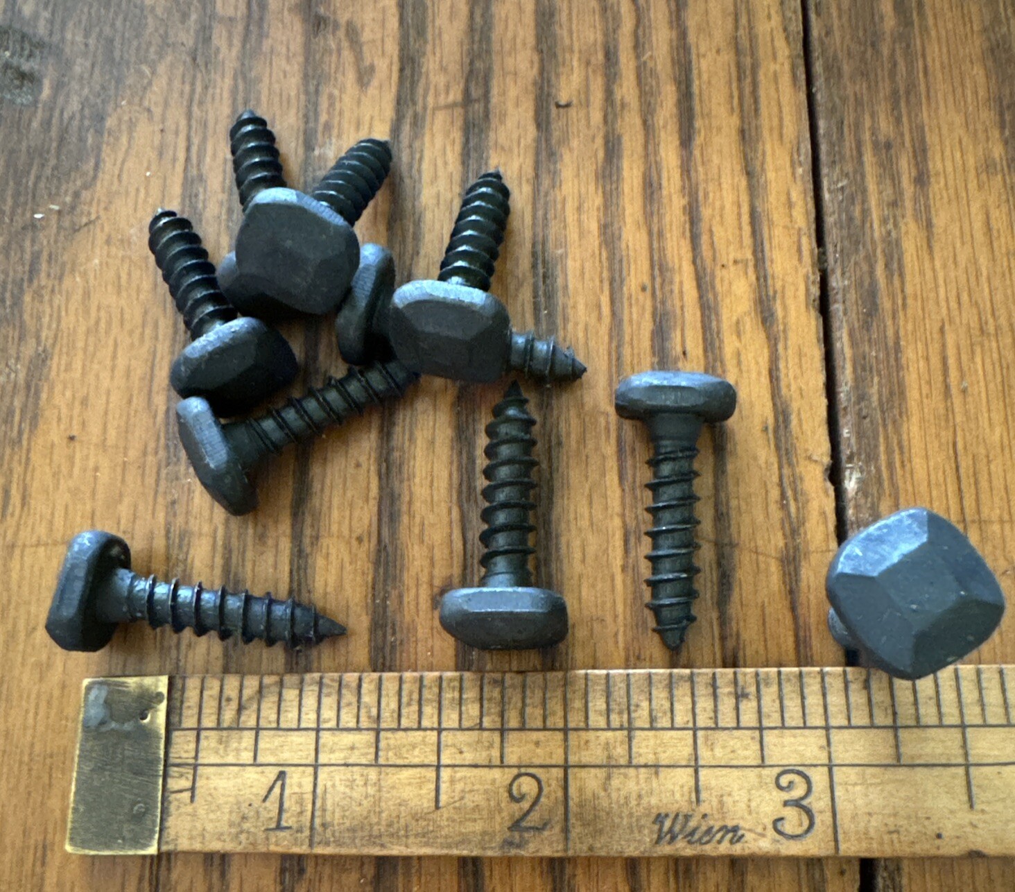 Lag Bolt Pyramid Square Head Black Oxide 1/4” X 1” 10 Pk Free Shipping