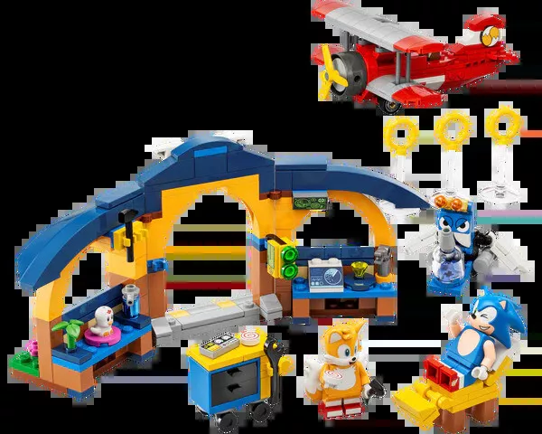 LEGO® Sonic the Hedgehog™ Tails’ Workshop and Tornado Plane – 76991