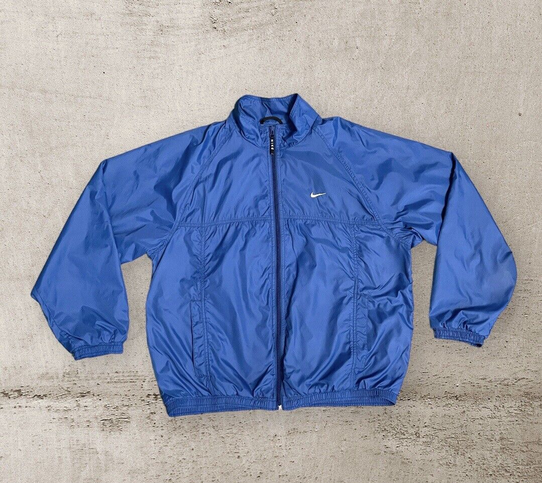 Vintage 90's Nike Mini Swoosh Full Zip Windbreaker Nylon Vintage 90's Nike Mini Swoosh Full Zip Windbreaker Nylon