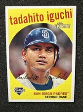 TADAHITO IGUCHI #181 2008 Topps Heritage QTY San Diego Padres