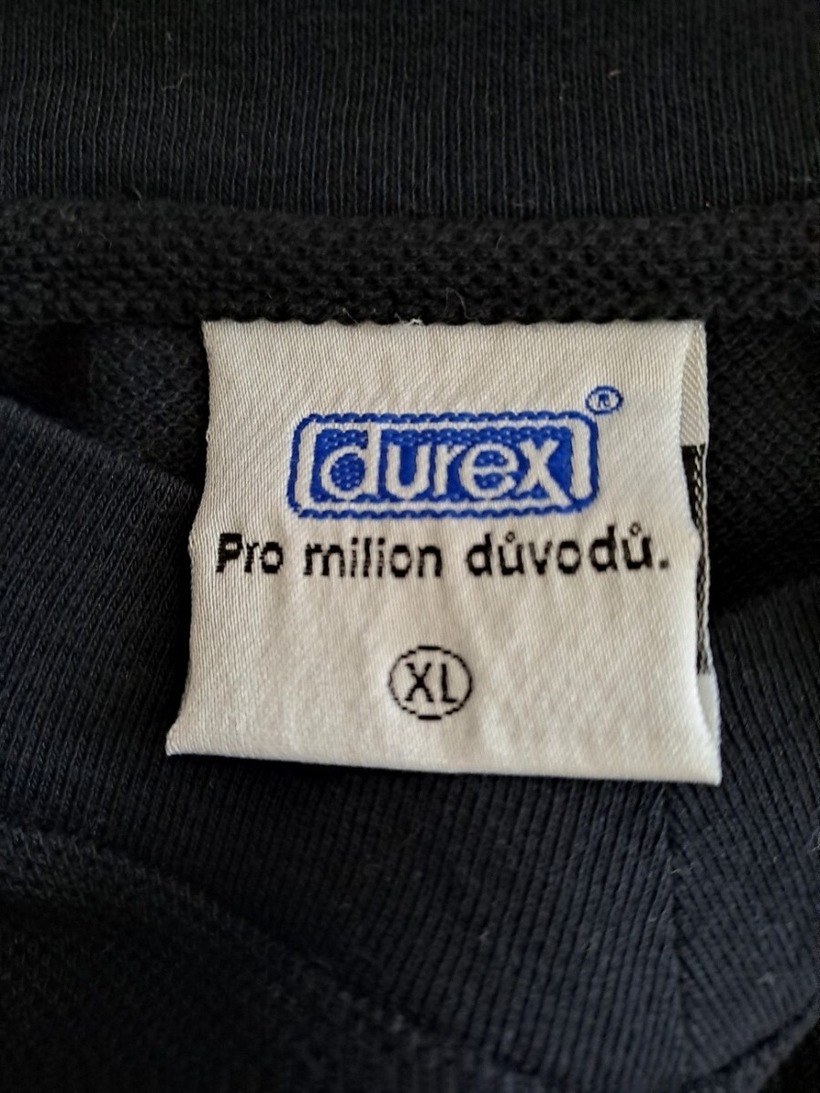 Durex 90s Promo T-Shirt XL – NOS – Funny Graphic – Czech Advertising Vintage View 3
