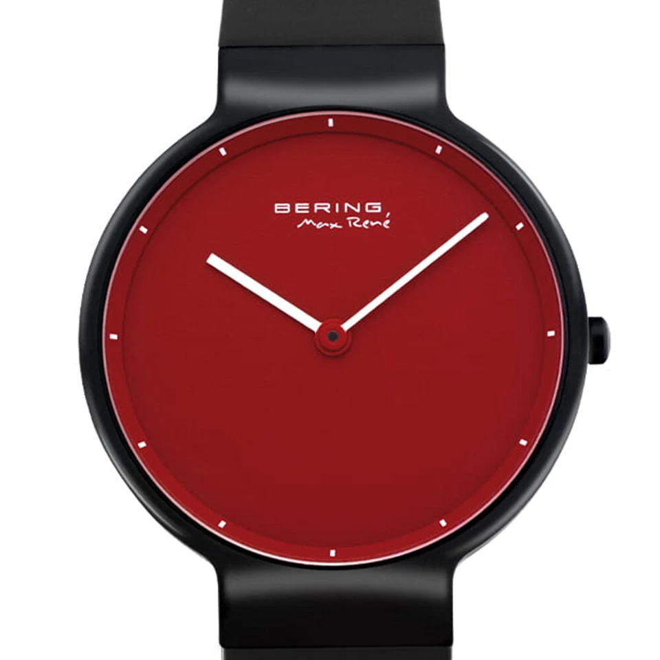 Reloj para mujer Bering Time Max Rene correa de acero negro y silicona negra. 12631-823 Foto 2 de 4