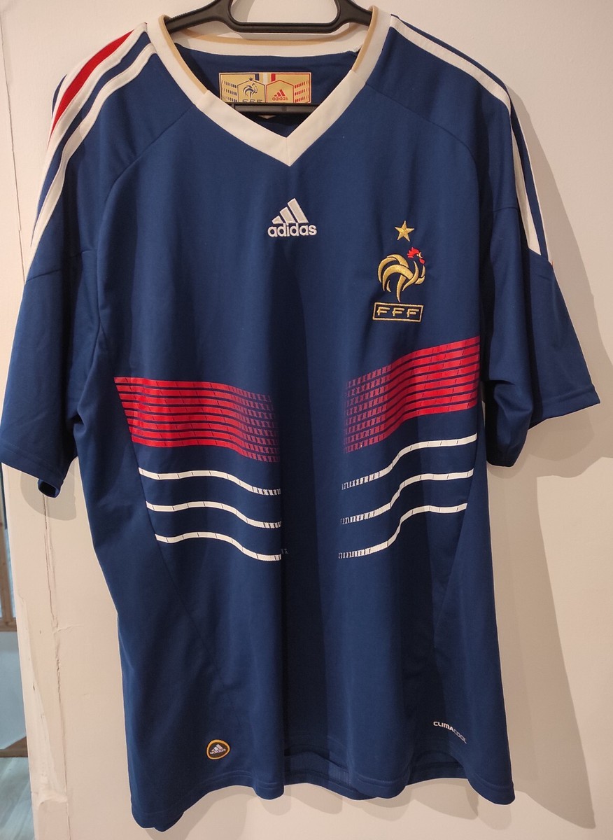 Maillot Adidas Football Equipe De France Training Stock Pro R%c3%a9tro 2010 11