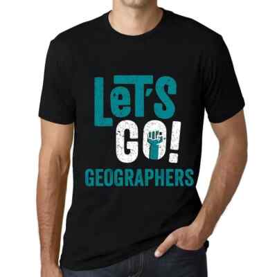 Herren Grafik T-Shirt Auf geht's Geographen   Let's Go Geographers