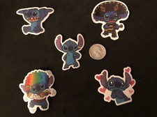 Disney Stickers - Lot of 5 Stitch Stickers - Lilo and Stitch