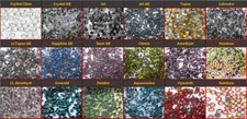 Multi-Colors 2-5mm 1440 pcs Hotfix Iron-on Rhinestones Crystals Flatback 10gross