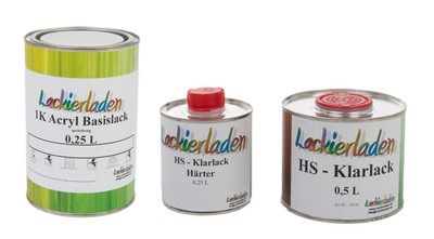 Autolack 1,0 Liter Set HS Renault KPN Gris Titanium Effect  Wunschfarbe Klarlack