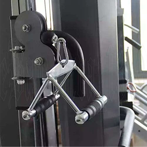 Triangle Close Grip Bar Gym Cable Attachment Back Workout Seated V Row Handle AU - Picture 10 of 14