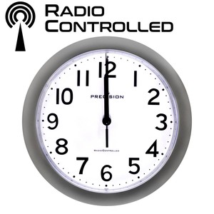radio controlled analog wall clock